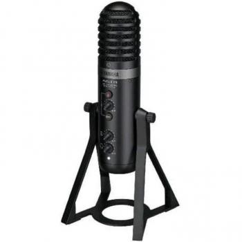 Yamaha AG01 Black USB Streaming Microphone for High-Resolution Audio Recording and Playback