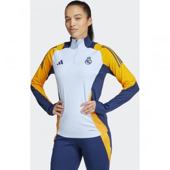 Chaqueta de mujer Real Madrid CF Tr Top W adidas 24/25 entrenamiento femenino chándal fútbol equipos oficiales Azul (XL)