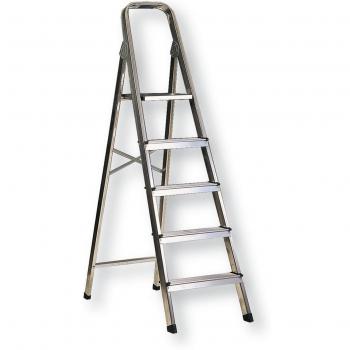 Habitex 2429C5 - Escalera Aluminio T Cuad 5 Peld