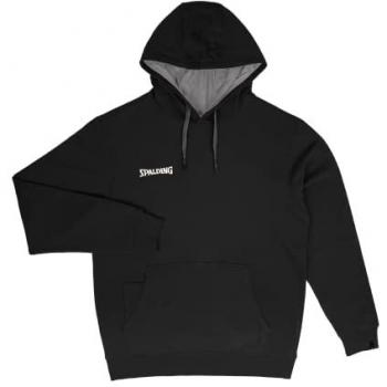 Sudadera con capucha Spalding Flow, color negro, talla L, para baloncesto