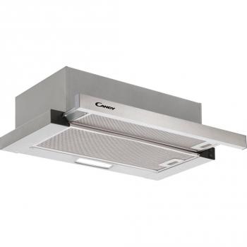 Campana Telescópica Candy Idea CBT625/2X/1/4U | Acero Inoxidable | Capacidad de extracción 332,1 m³/h | Clase energética B | Con luces LED | Semintegrada (extra