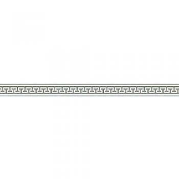 A.S. Creation 281319 - Cenefa adhesiva, color gris y blanco