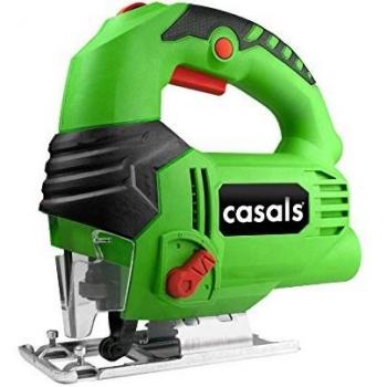 Sierra de Calar Casals VC650PE, 650W, Velocidad 0-2800 RPM, Corte en Madera hasta 65mm, con Sistema Pendular y Quick Fix para Aspiración - Negro/Verde