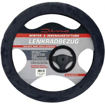 Dino 130015 - Funda de volante, volante Funda, piel sintética, color negro