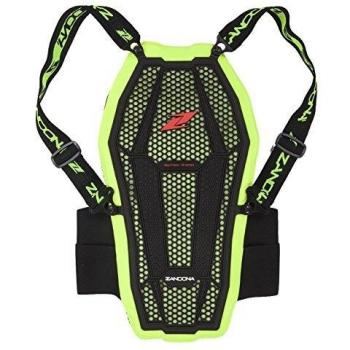 Zandonà Protección Dorsal Esatech Back Pro High Visibility X6, Amarillo Fluorescente, M
