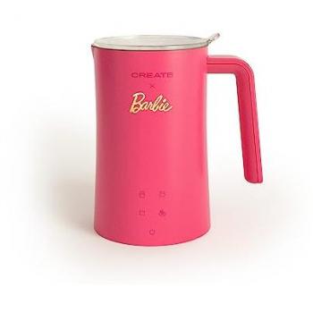 Espumador Calentador de Leche Eléctrico Rosa Barbie - 4 Funciones, 580ml, Pantalla Táctil, 400W