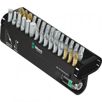Wera 30 Piece Universal Bit-Check Screwdriver Set with Holder and Foam Insert Tray