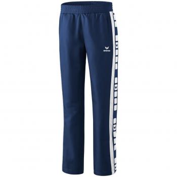 Erima – Pantalón de presentación Sports 5 Cubes, todo el año, mujer, color Azul - azul marino y blanco, tamaño 36 [DE 34]