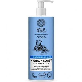 Wilda Siberica Hydro-Boost Bio Champú para perros y gatos, 400 ml