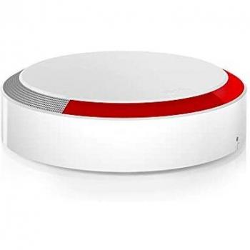 Somfy 2401491  - Sirena exterior Somfy protect , alarma para casa , 112dB sin cables y con luz LED , Fácil deinstalar