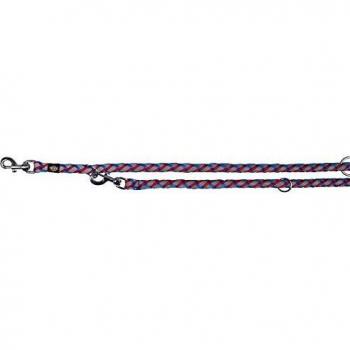 Trixie Ramal Cavo Reflect, 2.00 m/Ø 12 mm, Azul/Rojo