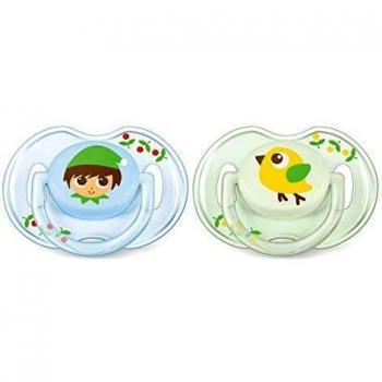 Philips Avent Scf169/45 - Pack Con 2 Chupetes Jardín Encantado, De 0 A 6 Meses, Niño, Color Azul Y Verde Jardín Azul Y Verde 50 Ml