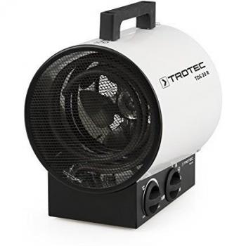 TROTEC Calefactor eléctrico TDS 20 R, 3000 W, 3 Niveles de calefacción, Termostato Integrado, Anti Sobrecalentamiento, Portátil