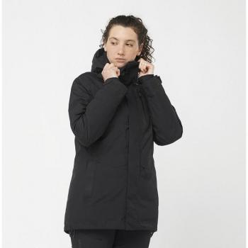 Chaqueta de plumón con capucha Salomon Patroller GORE-TEX para mujer - Negro (XS)