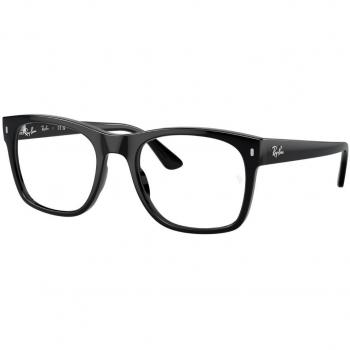 Ray-Ban RX7228F Asian Fit 2000 Men's Eyeglasses Black Size 55 (Frame Only) - Blue Light Block Available