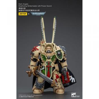 Figura de acción Warhammer 40k 1/18 Dark Angels Deathwing Strikemaster con espada de poder 12 cm