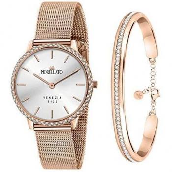 Morellato 1930 Women's Rose Gold Quartz Watch and Bracelet Gift Set R0153161504
