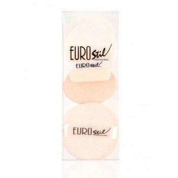 Eurostil Set de 3 Esponjas Desmaquillantes y 2 Borlas