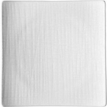 Rosenthal 11770 – 800001 – 16182 Malla Plato, Plano, Cuadrado, 22 cm, Color Blanco