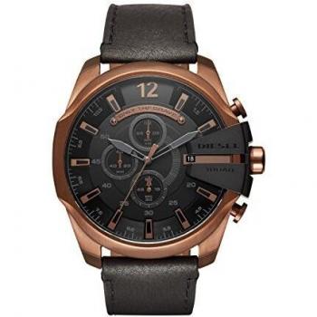 Diesel Reloj para Hombre de Cuarzo con Correa en Cuero DZ4459
