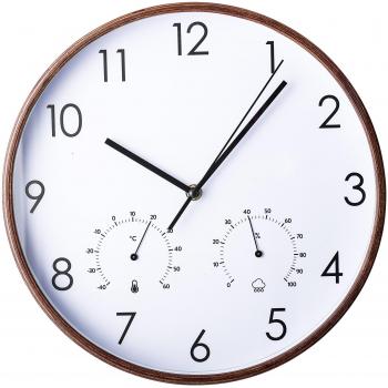 Reloj de pared Bloomingville clásico marrón