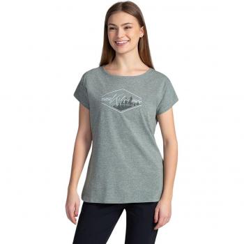 Kilpi Nellim Women's Dark Green Cotton T-Shirt