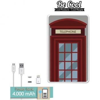 Becool® - Batería Externa Power Bank 4000 mah + Gratis 1 cable USB-MicroUsb