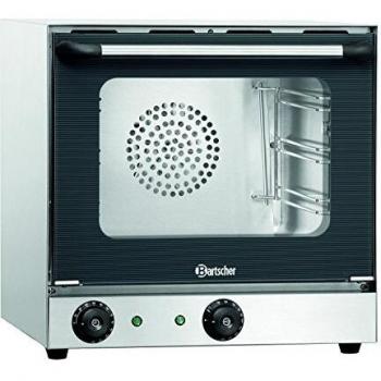 Bartscher AT110 - Horno (Horno eléctrico, 2700 W, 2700 W, 0-300 °C, Negro, Acero inoxidable, Giratorio)