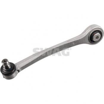 SWAG Control Arm 33 10 4579 - Barra oscilante de suspensión de ruedas, fabricada en acero, diseñada para vehículos específicos, incluye bujes y pernos de montaje, proporciona estabilidad y control en la dirección