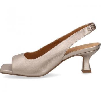 Sandalias de tacón Pedro Miralles Modelo 13104 para mujer color gris metal humo