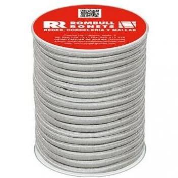 CUERDA ELÁSTICA POLIÉSTER/LÁTEX Ø 6 MM 50 MT BLANCO