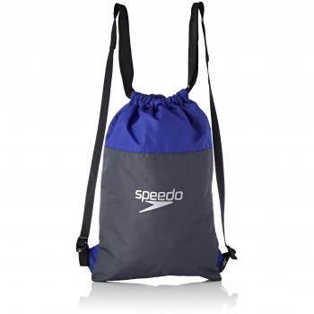 Speedo Pool Mochila, Unisex Adulto, Gris óxido/Azul Ultramar, Talla Única