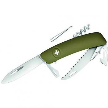Swiza D05 Swiss Folding Knife - 12 Functions, Khaki Color