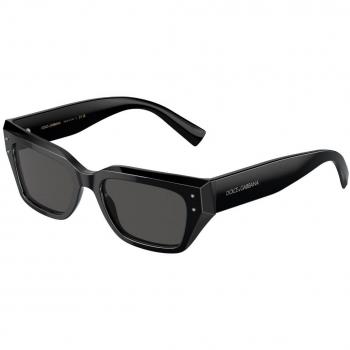 Dolce & Gabbana DG4462F Asian Fit Women's Sunglasses Black Size 52
