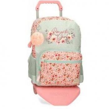 Movom Romantic Girl Mochila con Carro Verde 42cm - 31x42x13cm