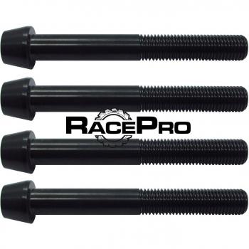 RacePro - 4x Negro Cónico Titanio Calibrador Perno for the Suzuki GSXR600 K11