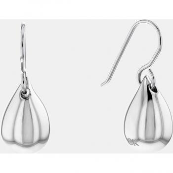 Calvin Klein Sculptural Pendientes Con Colgante De Gota de Acero