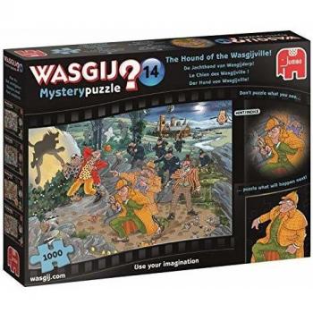 Jumbo 19158 Wasgij Mystery 14-Hound of The Wasgijville 1000 Piece Jigsaw Puzzle