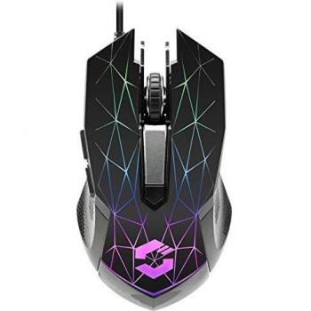 Speedlink RETICOS RGB Gaming Mouse USB Gaming Mouse with RGB Lighting up to 10,000 dpi Interpolated, Black, SL-680011-BK