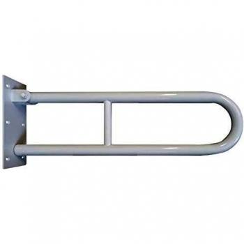 Barra de Apoyo Relevable en Forma de U HELP, 81,3 cm, Metal, Blanco