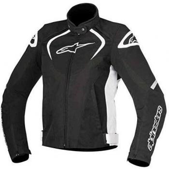 Alpinestars Stella T-Jaws - Chaqueta impermeable de color negro y blanco S