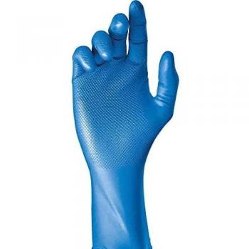 Caja 50 Guantes Desechables Nitrilo Azul Sin Polvo Talla 11 Juba Grippaz Ambidextro 80876 Protección Laboral