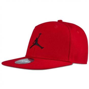 Gorra Infantil Nike Jordan Jumpman Roja Con Visera Ajustable