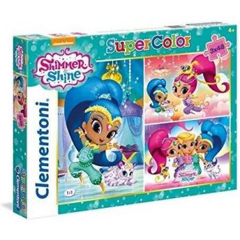 Clementoni Puzzle Triple 49 Piezas, Shimmer and Shine