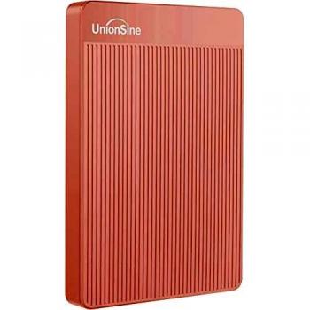 UnionSine Ultra Slim Disco Duro Externo Portátil 2.5 160GB, USB3.0 SATA HDD Almacenamiento para PC, Mac, MacBook, Chromebook, Xbox, PS4