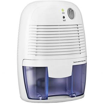 Mini Deshumidificador de Aire, Pictek 500ml Deshumidificador Portátil, Silencioso y Perfecto para Mantener el Aire Sano, Bajo Consumo para Dormitorio, Armario, Coche, Zapatos Cabinete, Sótano etc - Blanco