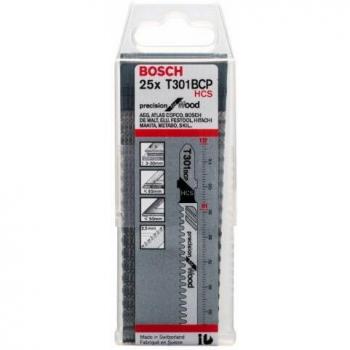 Bosch Professional 25 hojas de sierra de calar T 234 X para cortes rectos en madera blanda