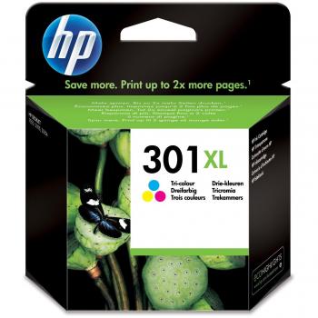 Cartucho de tinta HP 301XL Tricolor CH564EE