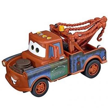 Carrera- GO Plus, Pixar Coche Miniatura Disney Cars-Mater, Color marrón