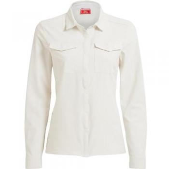 Craghoppers NosiLife Pro Long Sleeve Shirt for Women - Beige Sea Salt